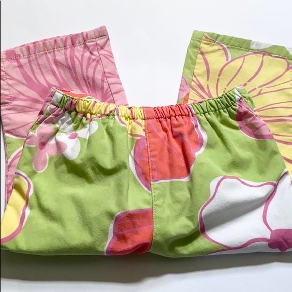 Lilly Pulitzer Toddler Girl Cotton Capri Pants - Picture 8 of 8